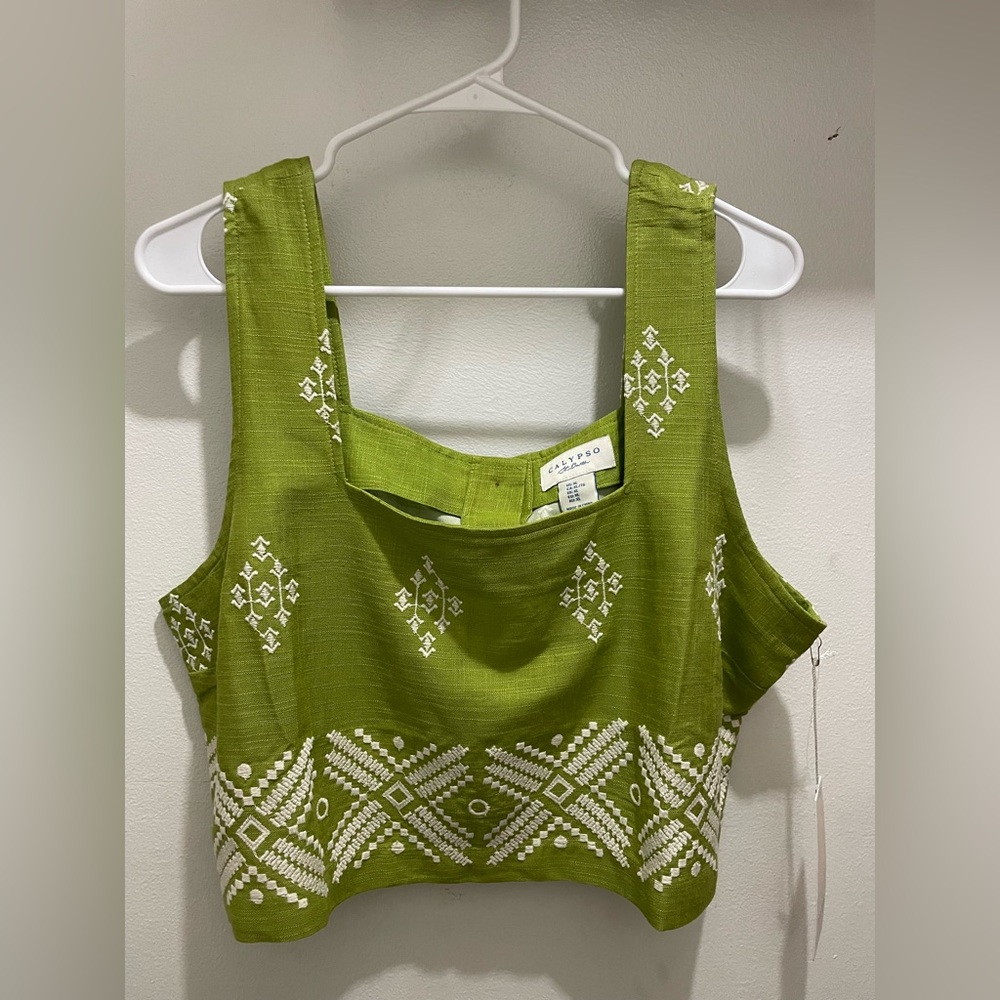 Calypso St. Barth cropped top